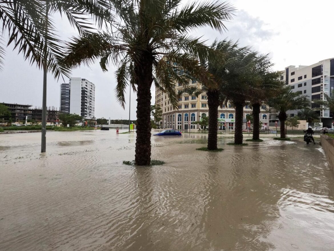 Chaos in Dubai as UAE records heaviest rainfall in 75 years